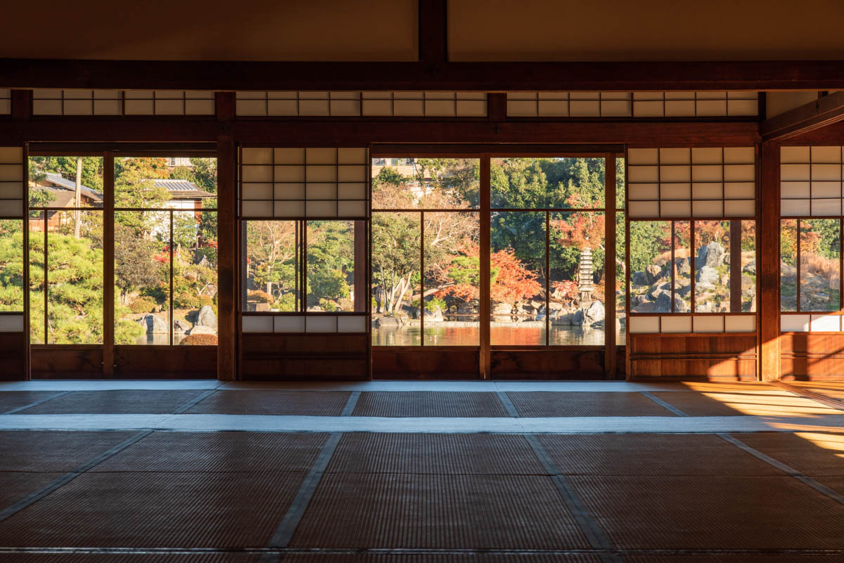 Scenery seen from Rofu-tei Reception Hall (usually closed to the public)