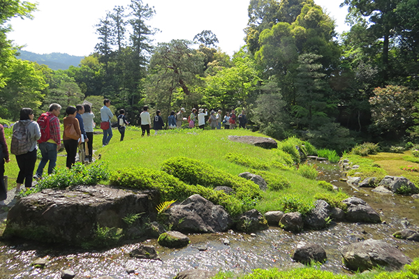 Tour of history and cultivation efforts at a Natinal Place of Scenic Beauty