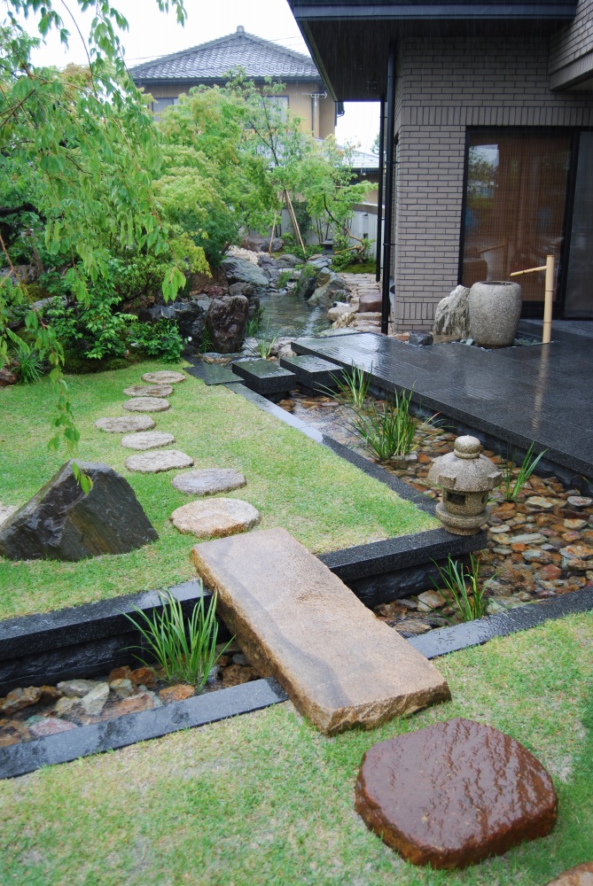 物品 和風 庭園 人工石 演出 坪庭 軽量 ガーデングッズ タカショー 景